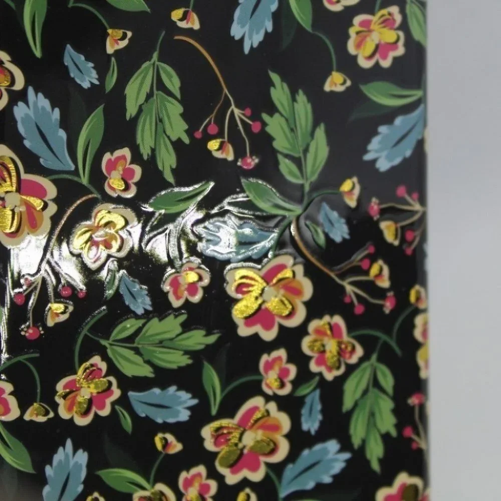 iPhone XR Floral tpu gold stamp case